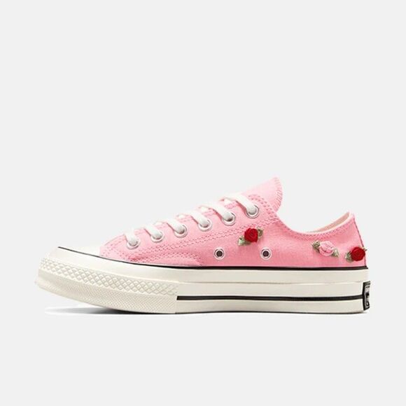 NEW Women's CONVERSE Chuck 70 Roses Heart A13649C Valentine's Day A09113C Shoes - Picture 2 of 6